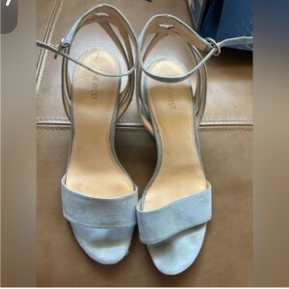 Nine West Shoes - Nine West Light Blue Heels
